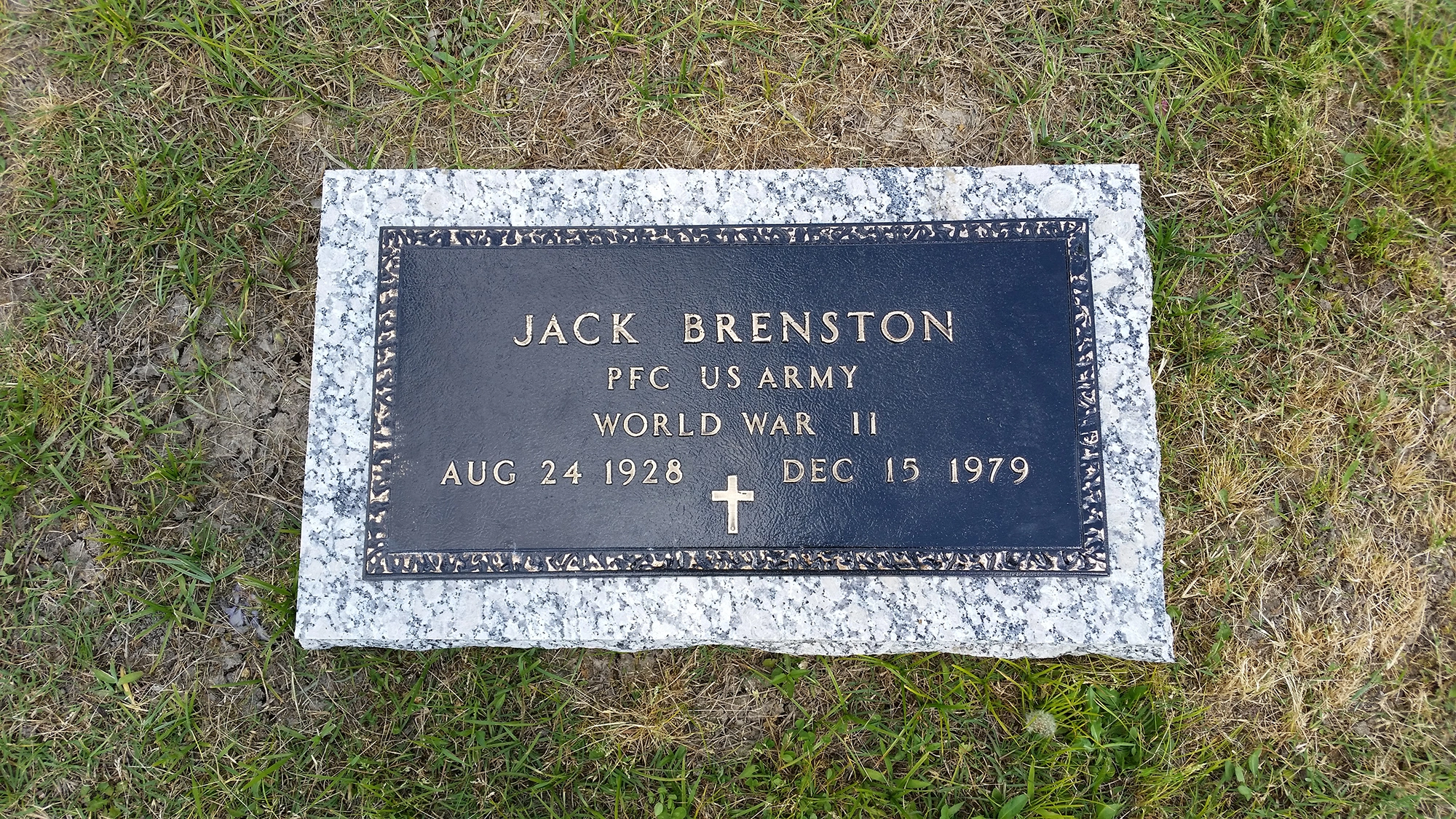 Brenston Headstone Mounted