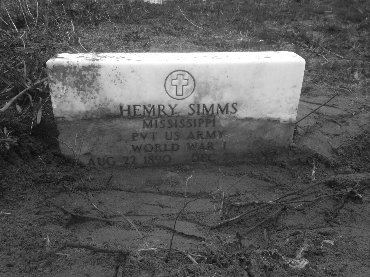 Henry _Son_ Sims Headstone