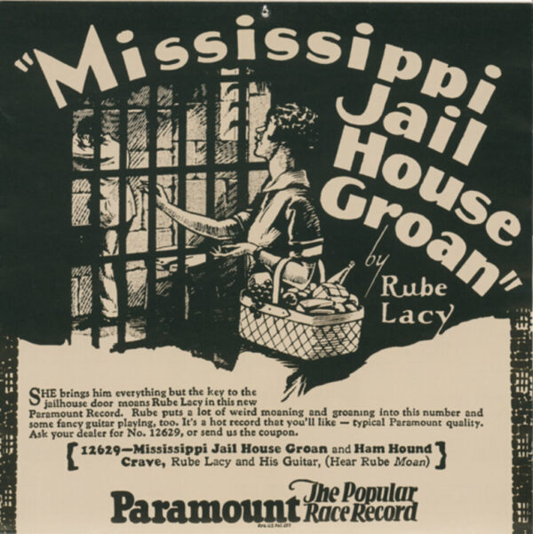 The advertisement for one of his Paramount records