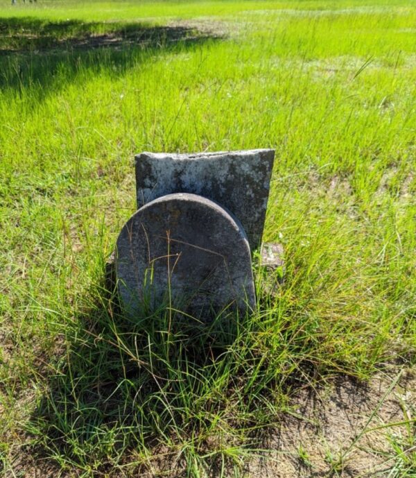 broken headstone 2 sandfield mt zion memorial fund
