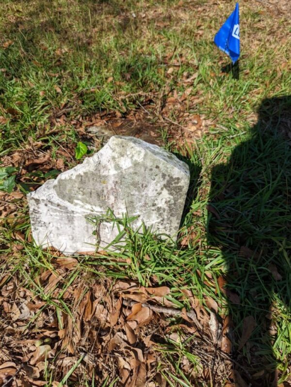 broken headstone sandfield mt zion memorial fund