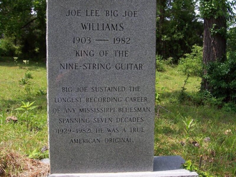 Big Joe's headstone