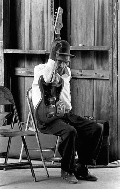 Nathan Beauregard backstage at the 1968 Memphis Country Blues Festival