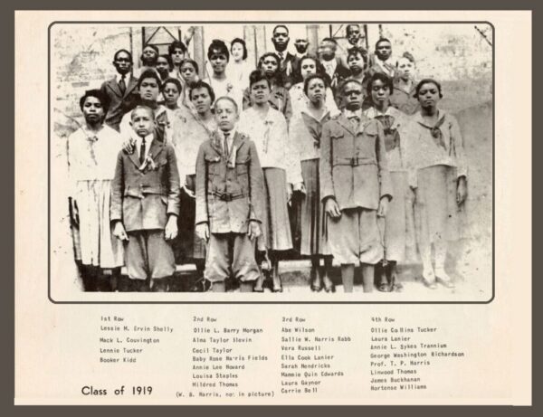 Union Academy Class of 1919 (Photo Courtesy of the Lowndes County Library Collections)