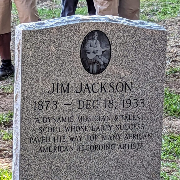 Jim Jackson's headstone