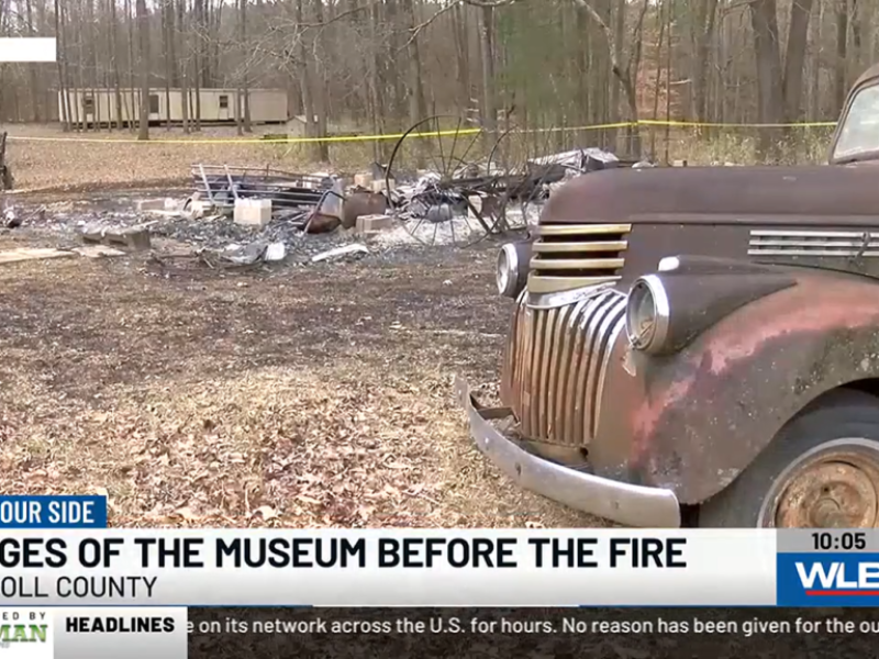 Burning of the MJH Museum